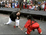 Sifu Chee, Riley Rudd, spear vs. 3-Sectional Staff